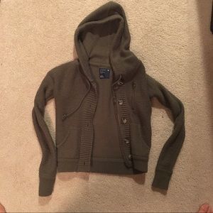 American Eagle Green Hoodie